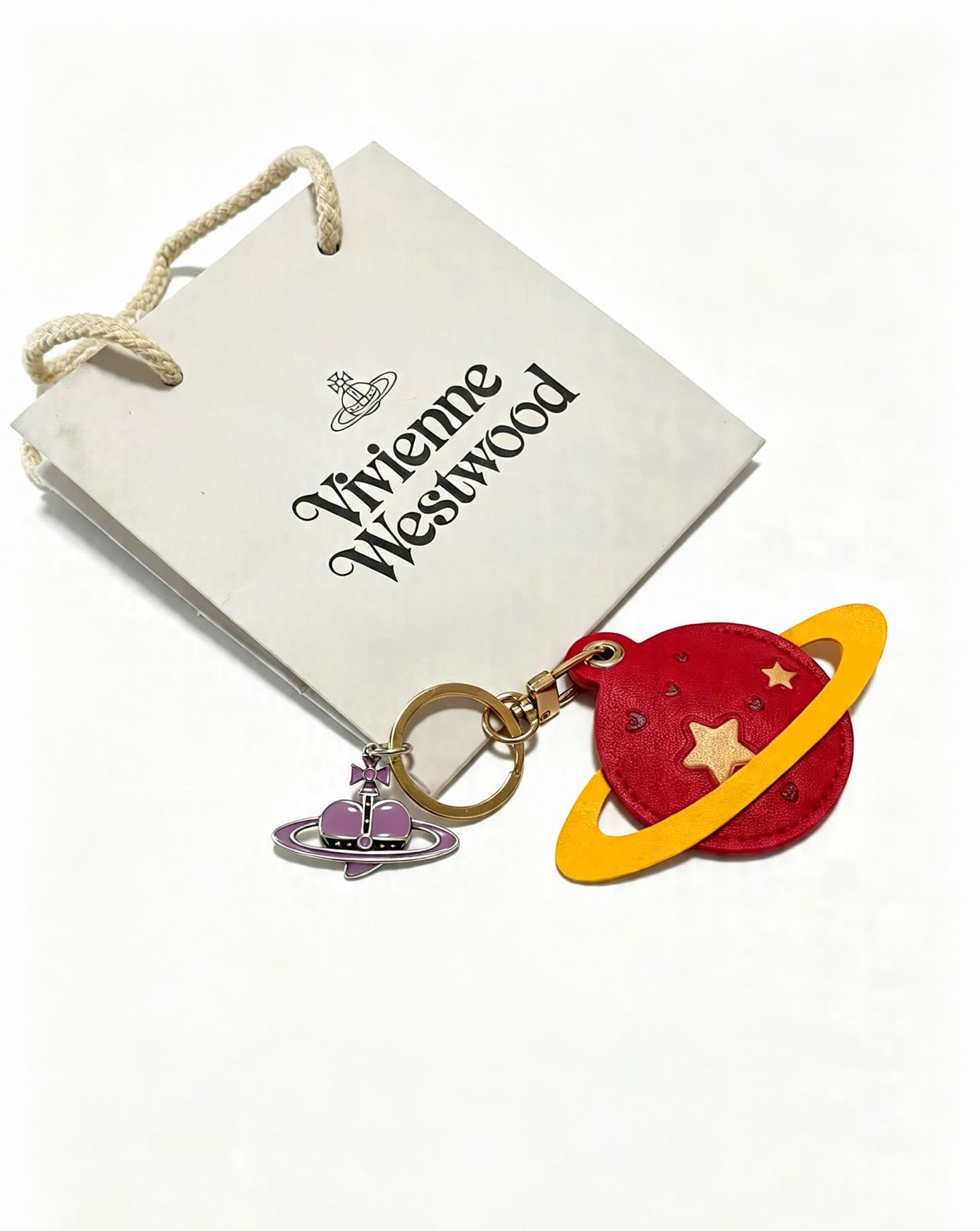 Vivienne Westwood Saturn Keychain